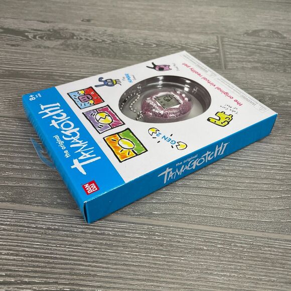 2021 Bandai Tamagotchi Gen 2 Original Virtual Reality Pet Pink Glitter Case NEW - Picture 4 of 10